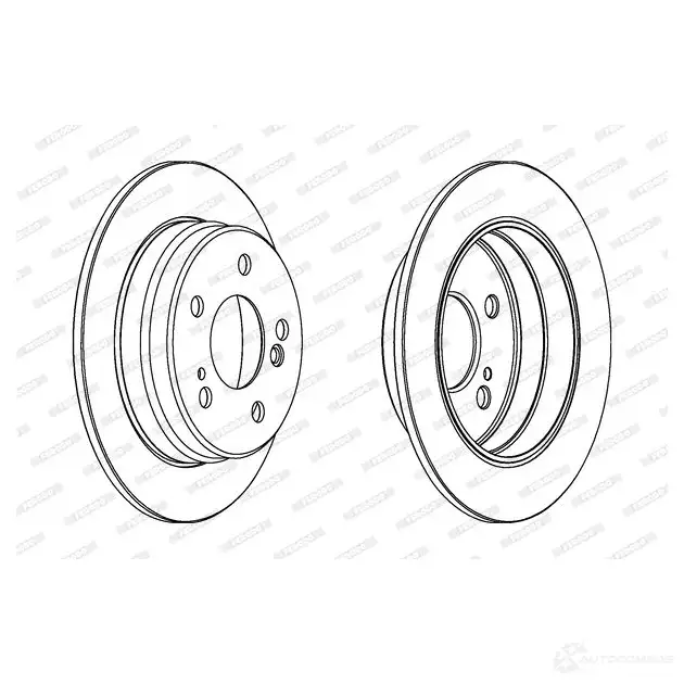Тормозной диск FERODO DDF2 20C DDF220C-1 1193641846 ddf220c1
