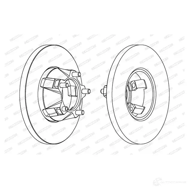 Тормозной диск FERODO 21245626 DDF1386-1 DDF 1386 ddf13861 изображение 0