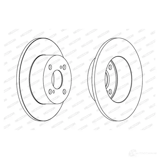 Тормозной диск FERODO ddf7991 DDF799-1 21247398 DDF7 99 изображение 0