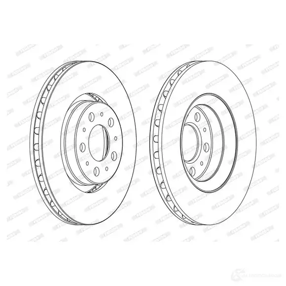 Тормозной диск FERODO DDF1780C-1 ddf1780c1 21246398 DDF178 0 изображение 0