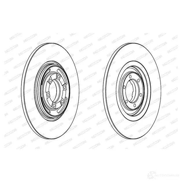 Тормозной диск FERODO DD F1691 ddf1691c1 1193640640 DDF1691C-1 изображение 0