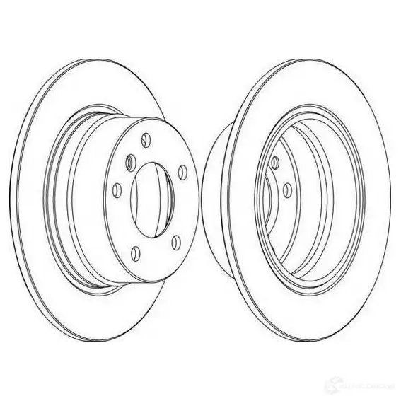 Тормозной диск FERODO DDF1284-1 DD F1284 ddf12841 21245516
