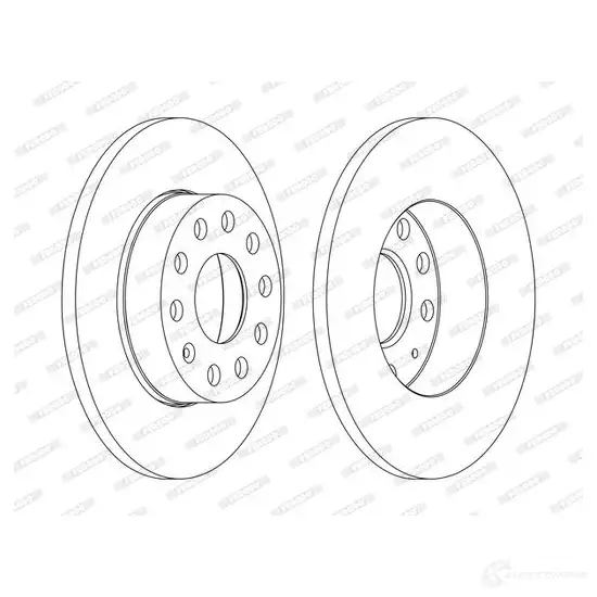 Тормозной диск FERODO 21246918 DDF381-1 DD F381 ddf3811