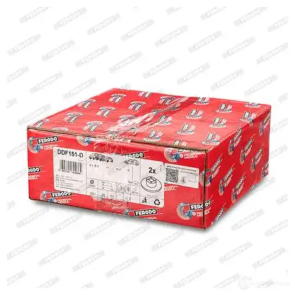 Тормозной диск FERODO ddf8491 DDF 849 21247446 DDF849-1 изображение 0