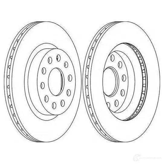 Тормозной диск FERODO DDF1223-1 1193638667 D DF1223 ddf12231 изображение 0