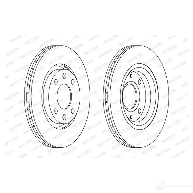 Тормозной диск FERODO ddf16291 DDF 1629 DDF1629-1 21246076 изображение 0