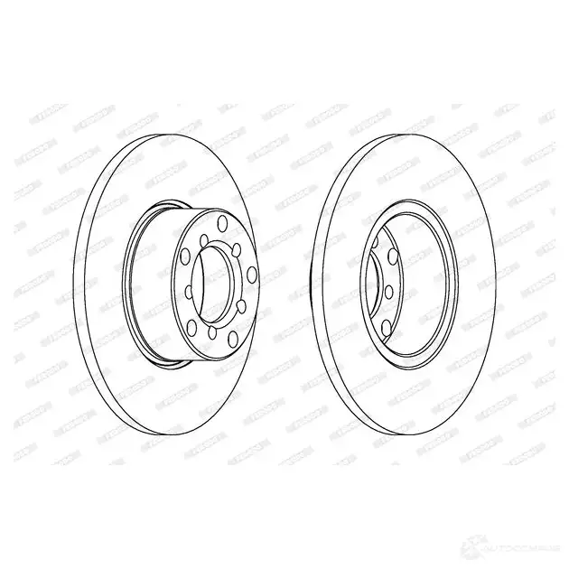 Тормозной диск FERODO DDF1316C-1 1193639132 DDF1 316C ddf1316c1 изображение 0