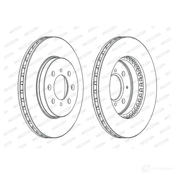 Тормозной диск FERODO 21246958 DD F404 ddf4041 DDF404-1 изображение 0