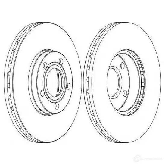 Тормозной диск FERODO ddf1014c1 DDF1014C-1 1193637804 DDF 1014C