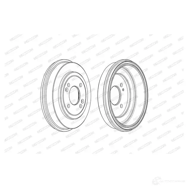 Тормозной барабан FERODO 329755J FDR329755 1193646815 329755 B изображение 3