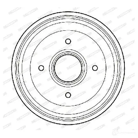 Тормозной барабан FERODO 329700B 717285 FDR329700 100 512C изображение 0