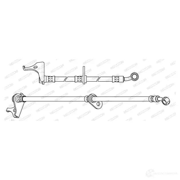 Тормозной шланг FERODO 4044197732937 720332 MS US4E FHY2862 изображение 0
