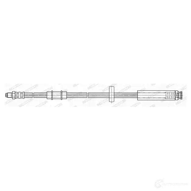 Тормозной шланг FERODO FHY2263 YEJJ 7 4044197380152 719786 изображение 0