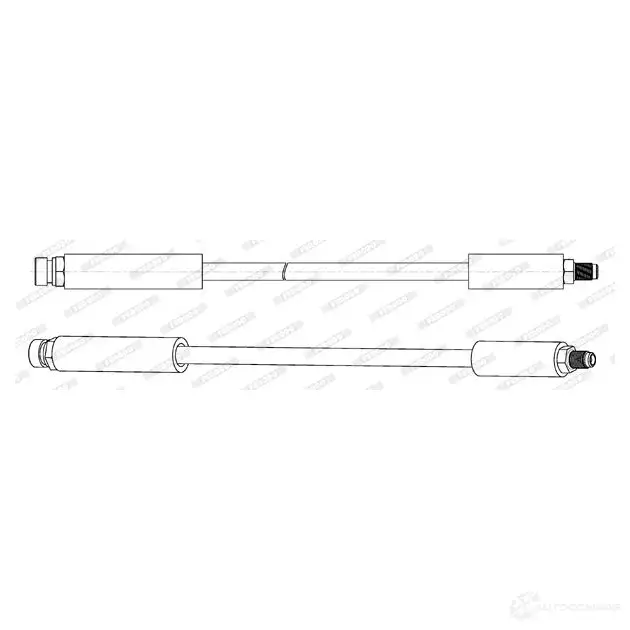 Тормозной шланг FERODO 720360 FHY2893 1L 7WO 4044197794560