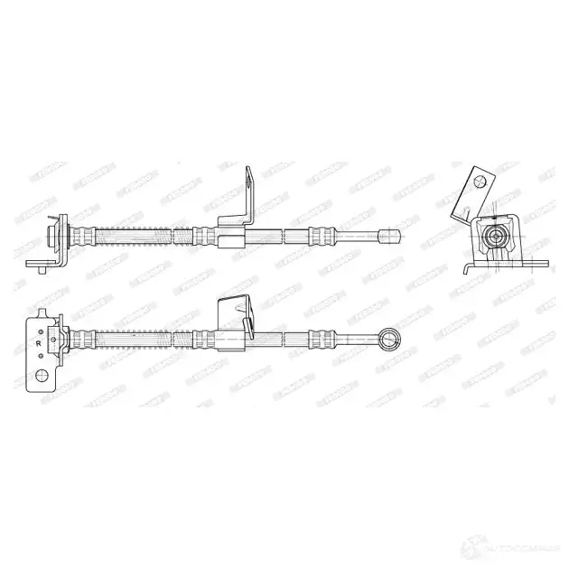 Тормозной шланг FERODO VT GI9VK 720560 4044197796847 FHY3125 - Изображение 1