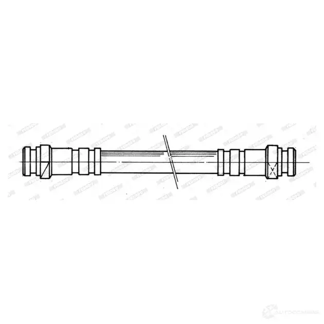 Тормозной шланг FERODO FHY2943 8ZF WA 720397 4044197795024 изображение 0