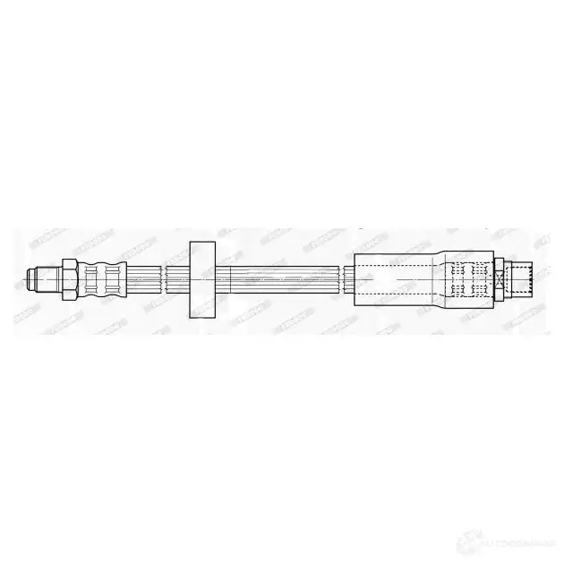 Тормозной шланг FERODO 720551 FHY3116 4044197796755 38 KJZ12