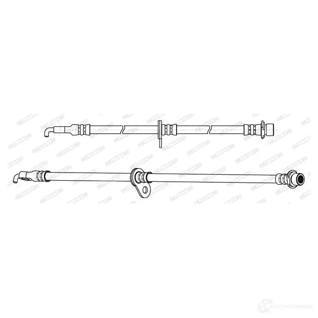 Тормозной шланг FERODO 463SQ T 720315 4044197732760 FHY2845 изображение 0