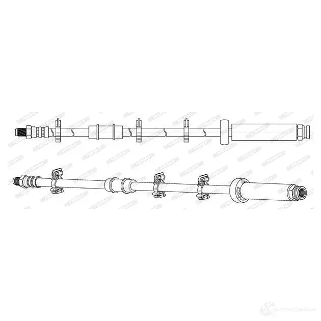 Тормозной шланг FERODO 05Y Z5JD FHY2769 4044197732005 720239