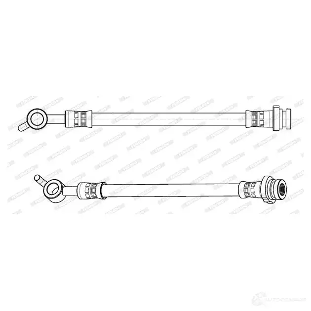 Тормозной шланг FERODO 75 Z1Y 720772 FHY3341 4044197970988