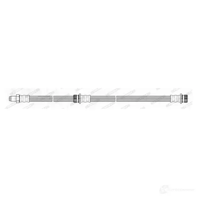 Тормозной шланг FERODO 720126 6T 1WDE 4044197730872 FHY2656