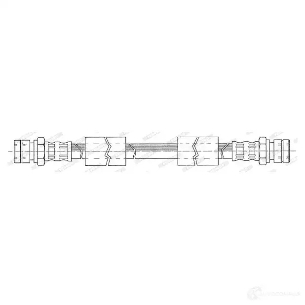 Тормозной шланг FERODO 720377 FHY2916 VBE RXIJ 4044197794768