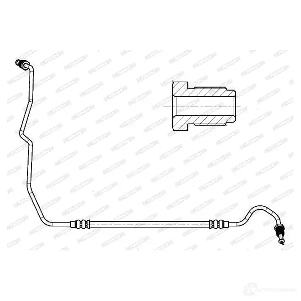 Тормозной шланг FERODO O M491MT 720786 FHY3355 4044197977314 - Изображение 1