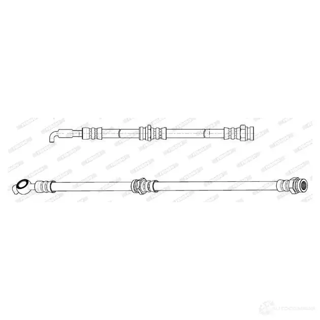 Тормозной шланг FERODO 720224 4KH F3 4044197731855 FHY2754 изображение 0