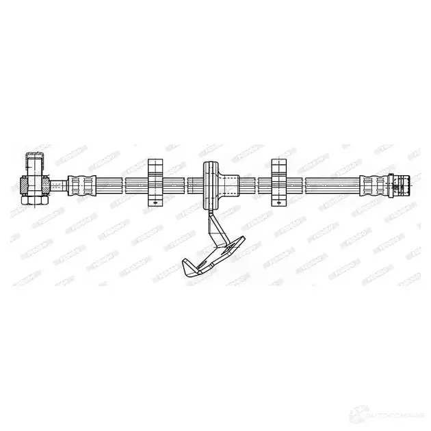 Тормозной шланг FERODO 4044197380510 E V4ABU3 719822 FHY2302 изображение 0