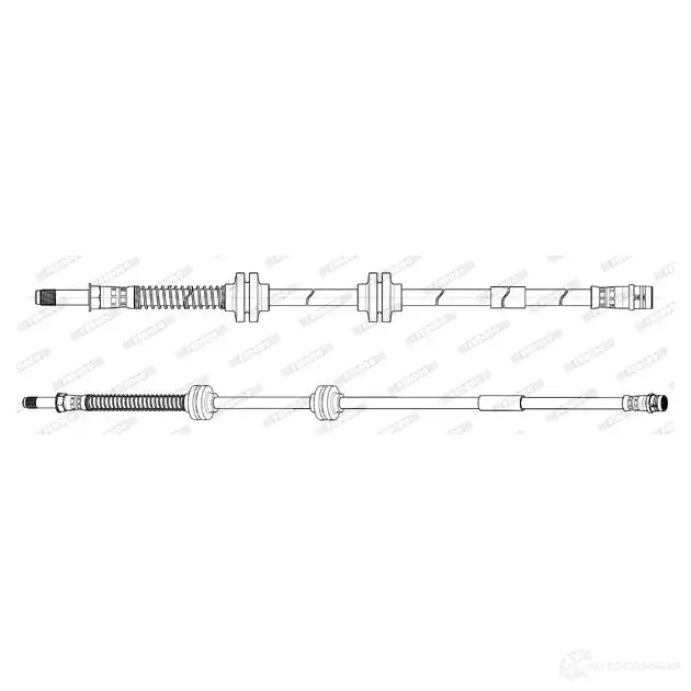 Тормозной шланг FERODO 4044197798377 FHY3278 720712 AX A3J изображение 0