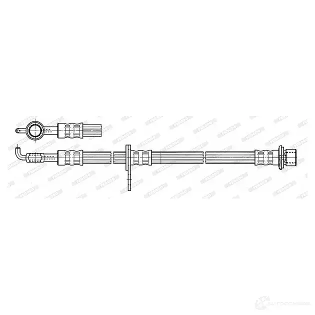 Тормозной шланг FERODO EYOKH5 E 720570 4044197796946 FHY3135 изображение 0