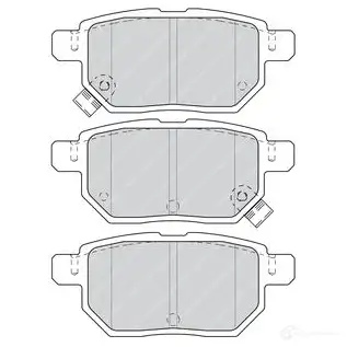 Тормозные колодки дисковые, комплект FERODO FDB4335 25 016 716735 25017 изображение 0