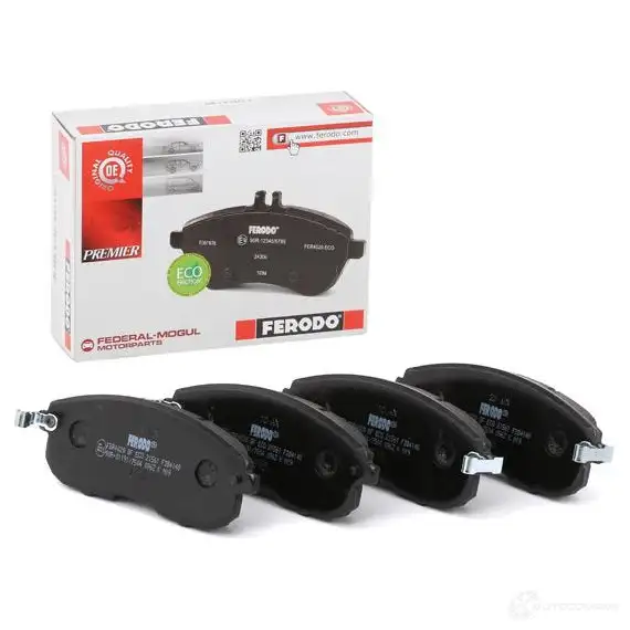 Тормозные колодки дисковые, комплект FERODO 21562 716612 21 561 FDB4148 изображение 1