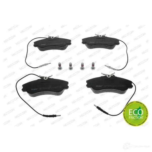 Тормозные колодки дисковые, комплект FERODO 715919 231 24 FDB1112 23125 изображение 0