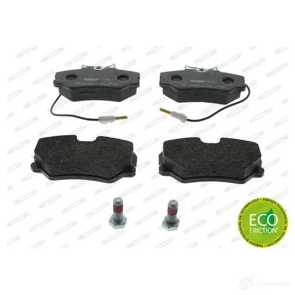 Тормозные колодки дисковые, комплект FERODO 2 1209 716907 FDB540 21210 изображение 0
