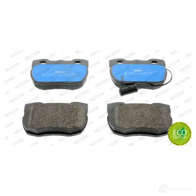 Тормозные колодки дисковые, комплект FERODO FDB520 2 1459 716896 21897 - Изображение 1