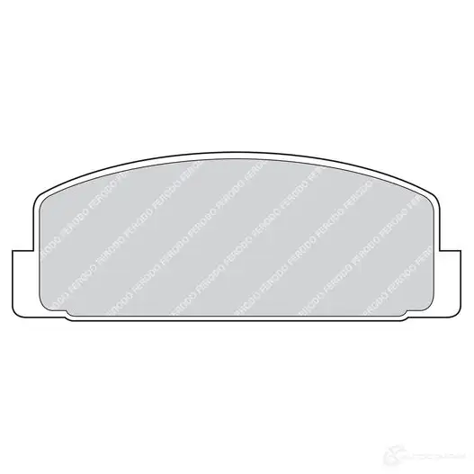 Тормозные колодки дисковые, комплект FERODO 2 0328 8X8P98 716541 FDB372 - Изображение 1