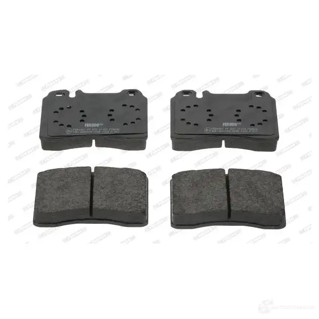 Тормозные колодки дисковые, комплект FERODO 21 153 FDB646 24MDWQ 716966 изображение 1