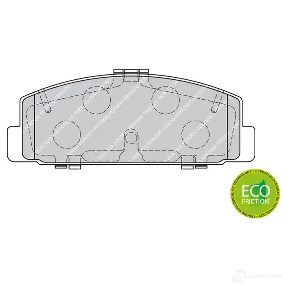 Тормозные колодки дисковые, комплект FERODO 716274 2404 5 WBQ3SC FDB1721 изображение 8