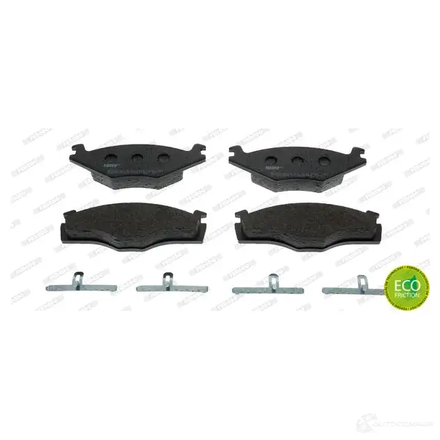 Тормозные колодки дисковые, комплект FERODO 716635 FDB419 2 0887 20888 изображение 0