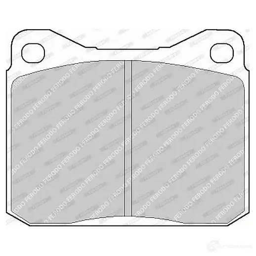 Тормозные колодки дисковые, комплект FERODO FVR129 FDB129 721620 202 80 - Изображение 1
