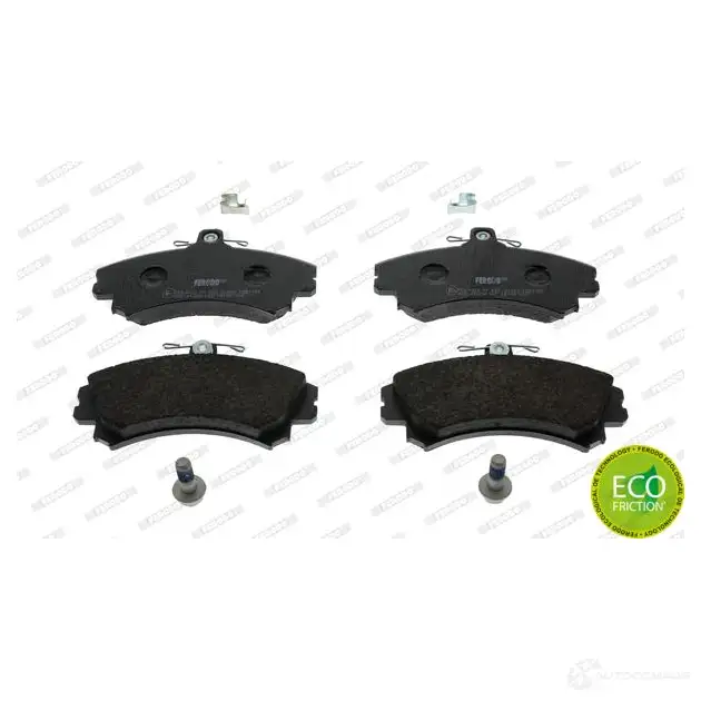 Тормозные колодки дисковые, комплект FERODO 2192 0 J1X156E FDB1093 715905 - Изображение 1