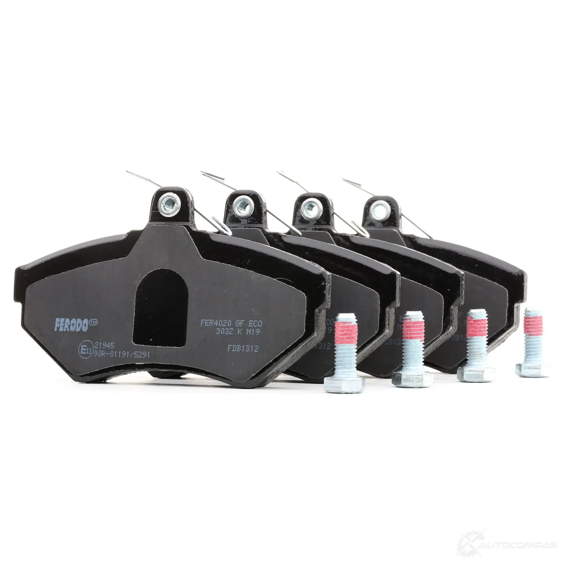 Тормозные колодки дисковые, комплект FERODO FDB1312 715982 N3W9WM6 21 945 изображение 0