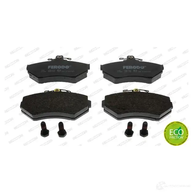 Тормозные колодки дисковые, комплект FERODO FDB1312 715982 N3W9WM6 21 945 изображение 3