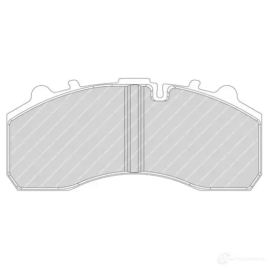 Тормозные колодки дисковые, комплект FERODO 291 96 AG7LYZC 715786 FCV1914FE