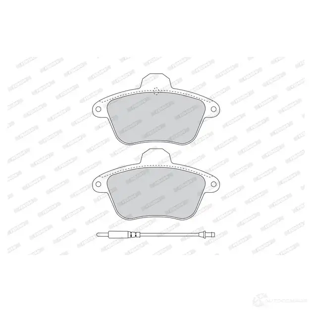 Тормозные колодки дисковые, комплект FERODO CRK5X 2150 4 FDB1071 715895