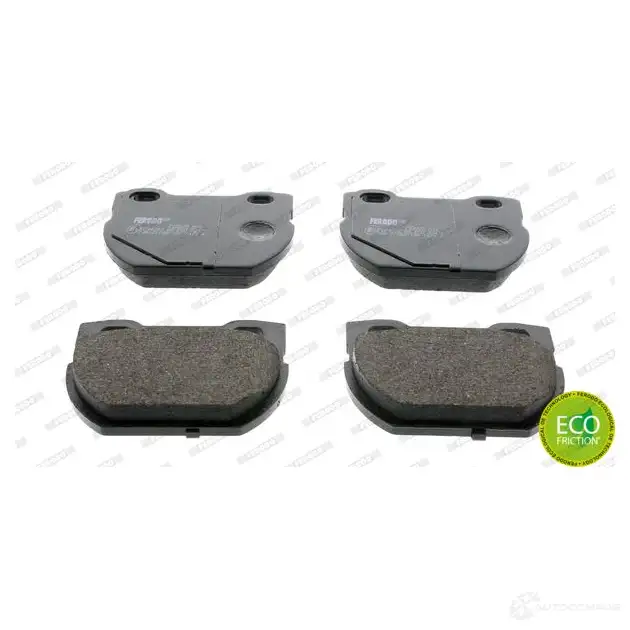 Тормозные колодки дисковые, комплект FERODO 717096 FDB872 SX632XI 2 3471 изображение 0