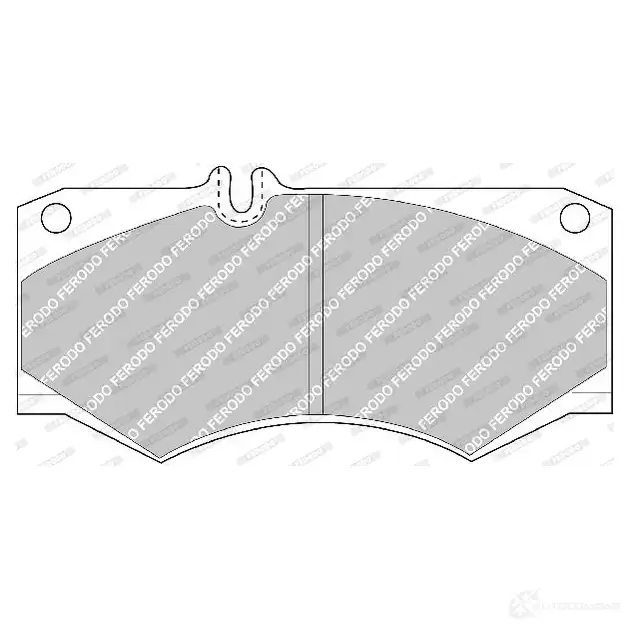 Тормозные колодки дисковые, комплект FERODO 6J2QF1L 297 84 FVR239 721685 изображение 0