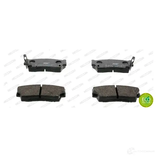 Тормозные колодки дисковые, комплект FERODO FDB712 21 500 21501 716993 - Изображение 1