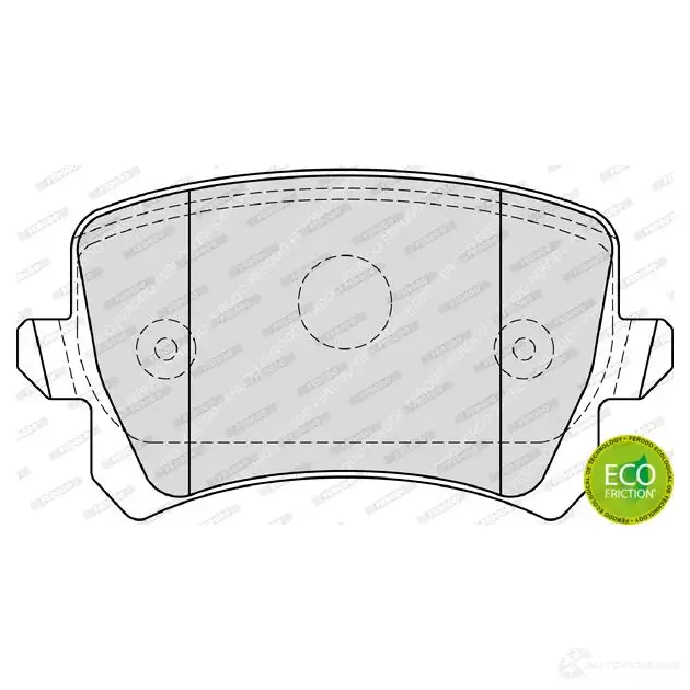 Тормозные колодки дисковые, комплект FERODO FDB4192 D2LXVS 24 483 716638 изображение 0
